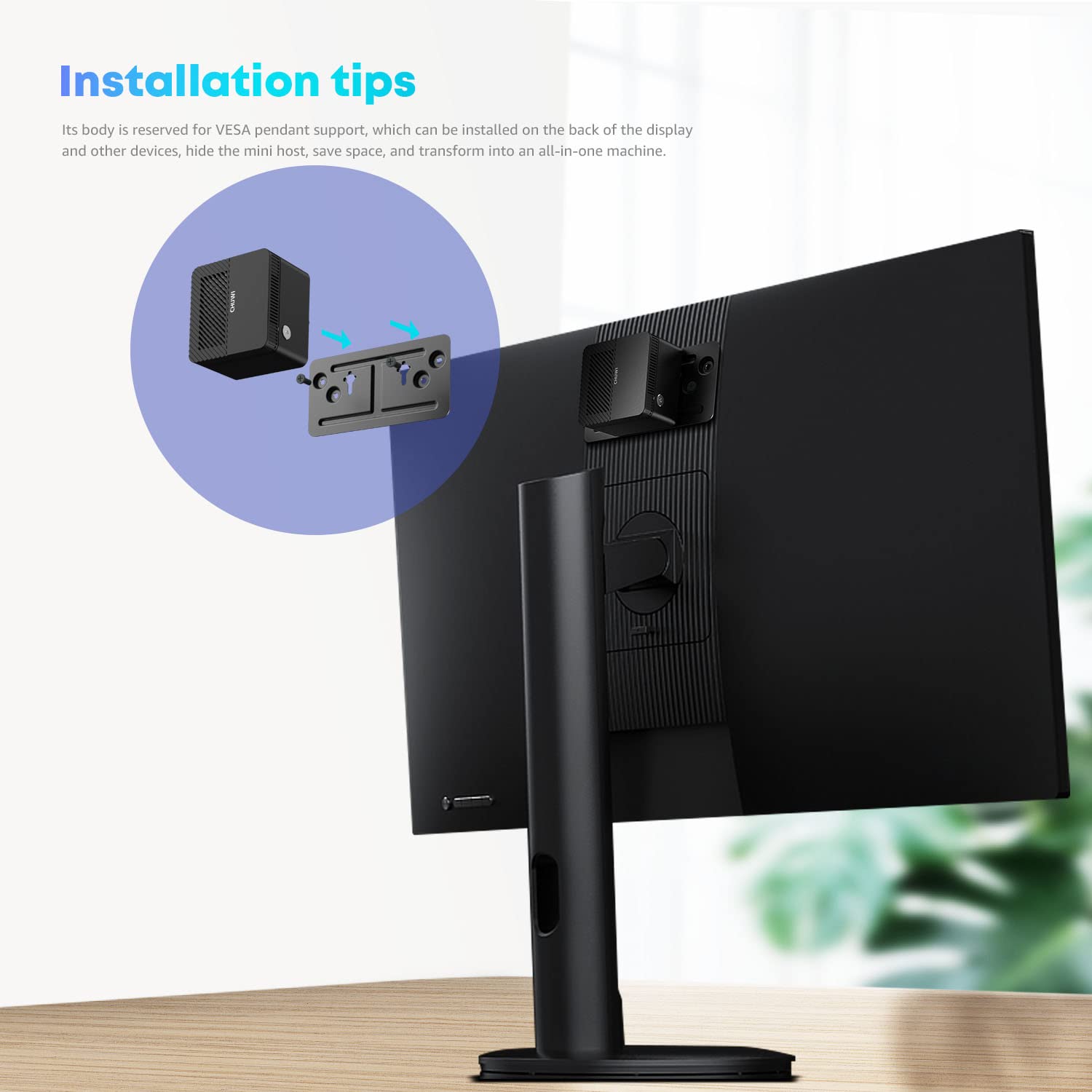 CHUWI LarkBox Pro ミニPC CHUWI LarkBox Pro Mini-PC, Windows 10 Desktop-Computer mit 6 GB